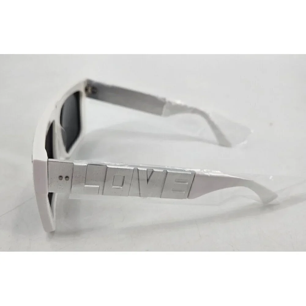 New Vintage Frames Company Corey Shapiro Love/Hate Sunglasses White/Silver